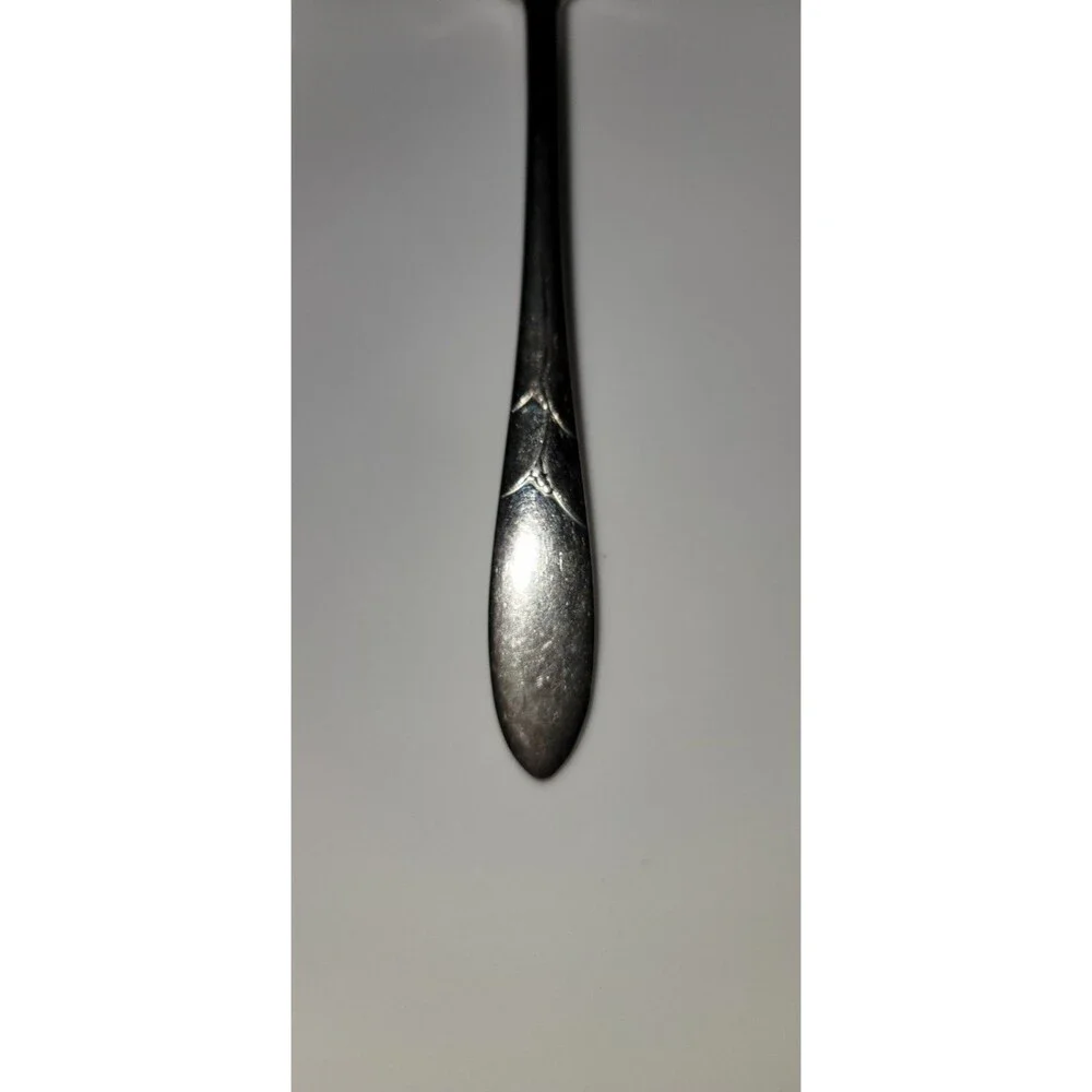Oneida Debonair Stainless Steel Oval Soup Dinner Spoons Set of 4 – 6 7/8